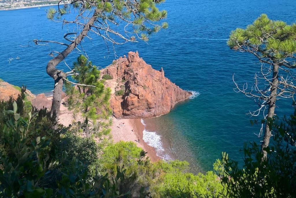2 Pieces Climatise A 200M Des Plages Théoule-sur-Mer Dış mekan fotoğraf