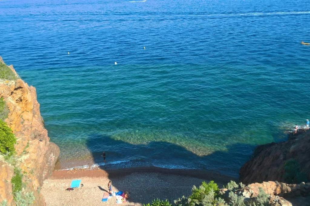 2 Pieces Climatise A 200M Des Plages Théoule-sur-Mer Dış mekan fotoğraf